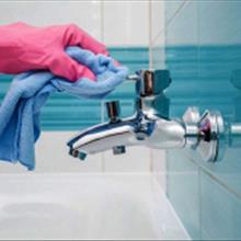 تمیز کردن شیر آلات طلایی